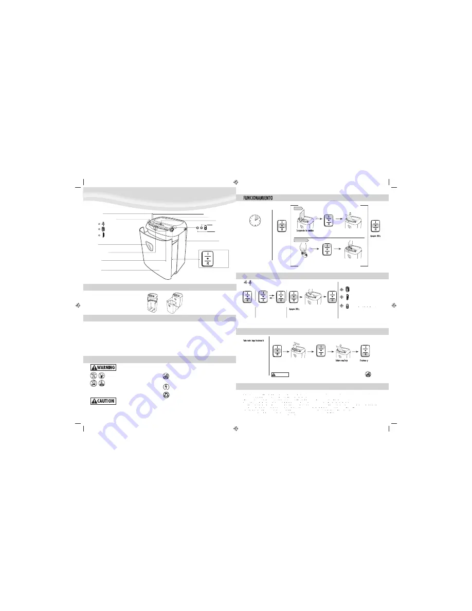 Fellowes DS-1400C User Manual Download Page 2