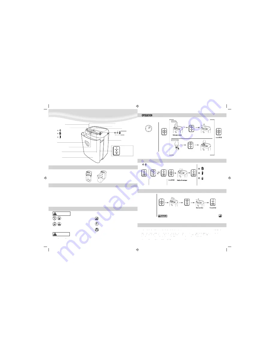 Fellowes DS-1400C User Manual Download Page 3