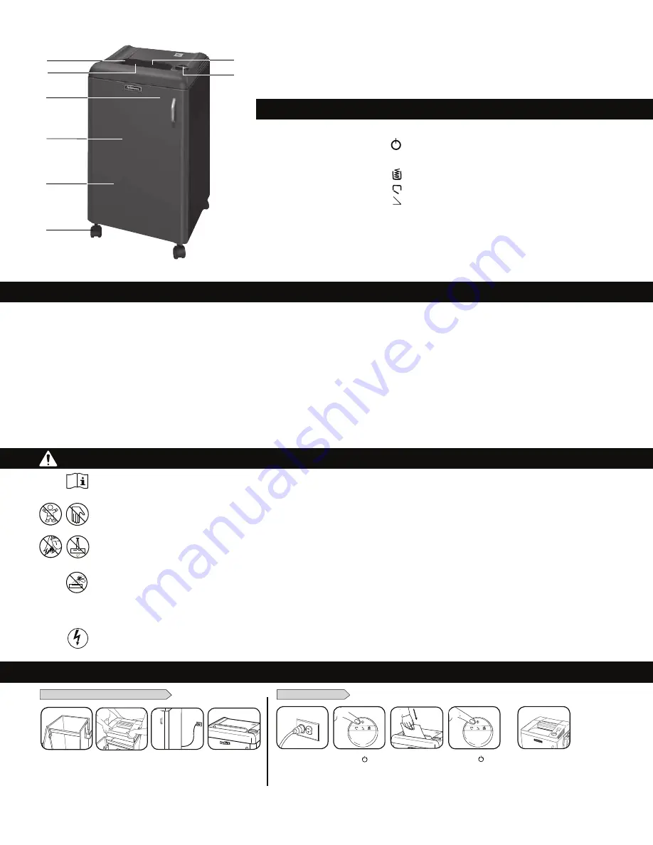 Fellowes FORTISHRED 2250C Manual Download Page 12