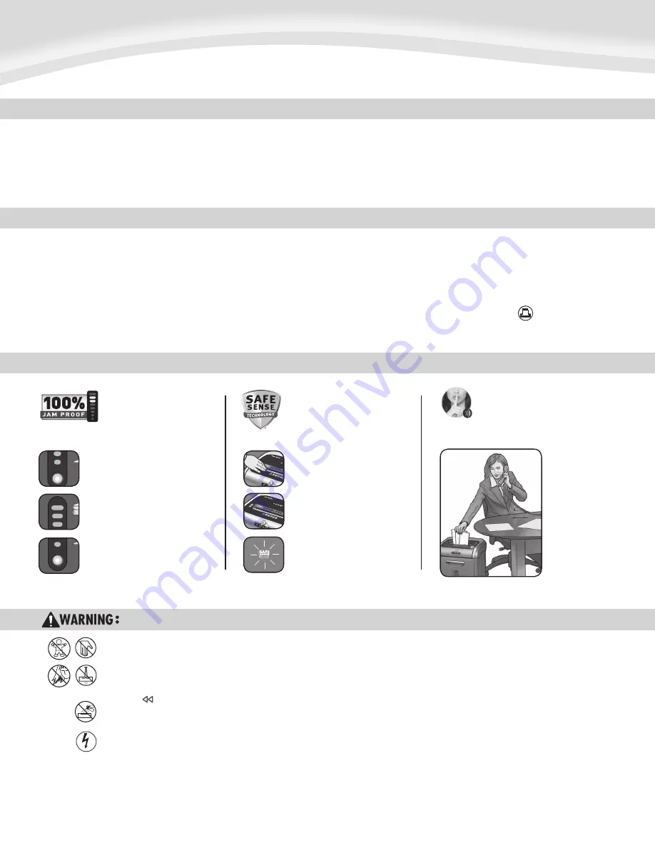 Fellowes IntelliShred SB-89Ci User Instructions Download Page 3