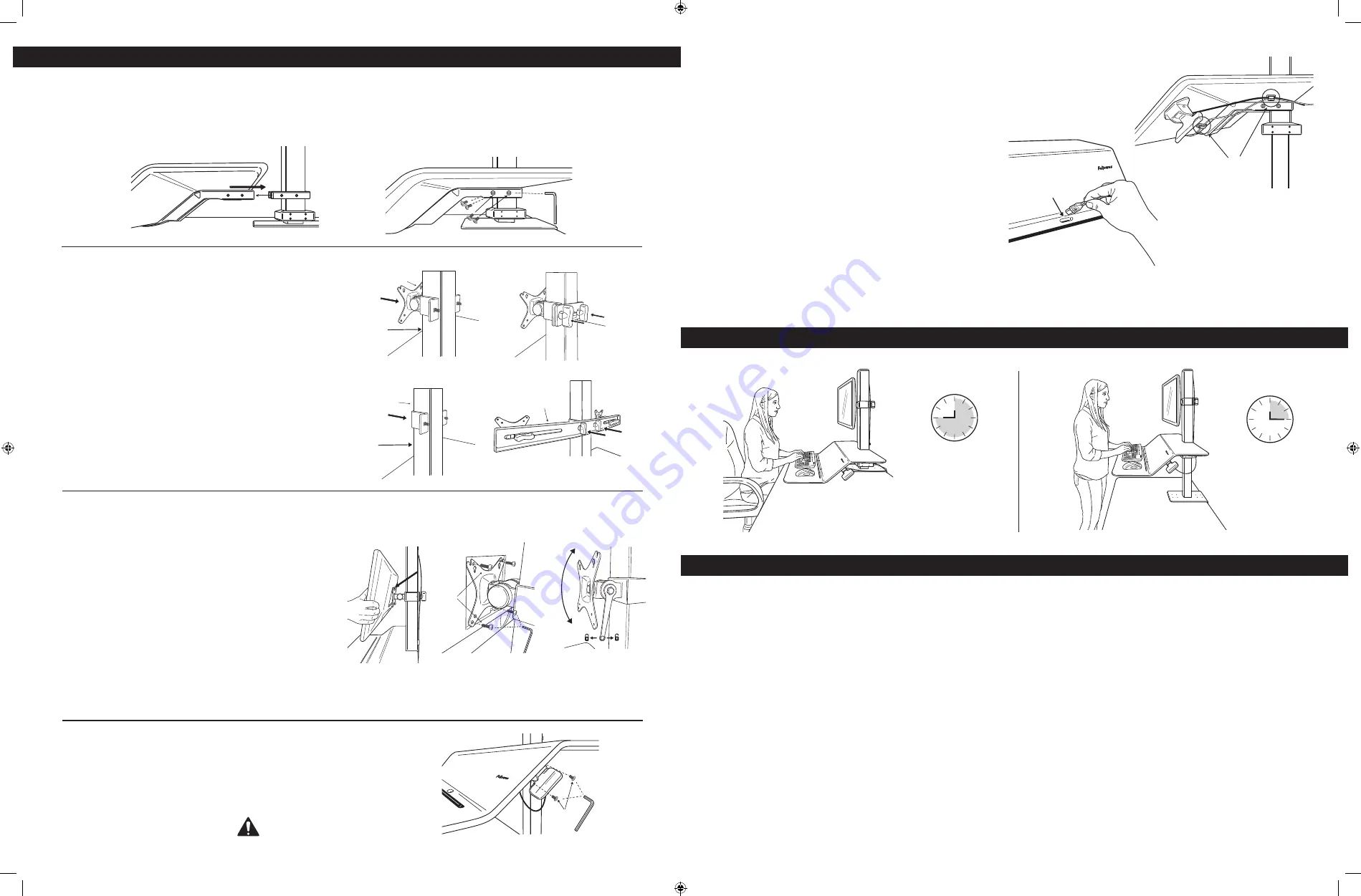 Fellowes Lotus VE Sit-Stand Скачать руководство пользователя страница 21