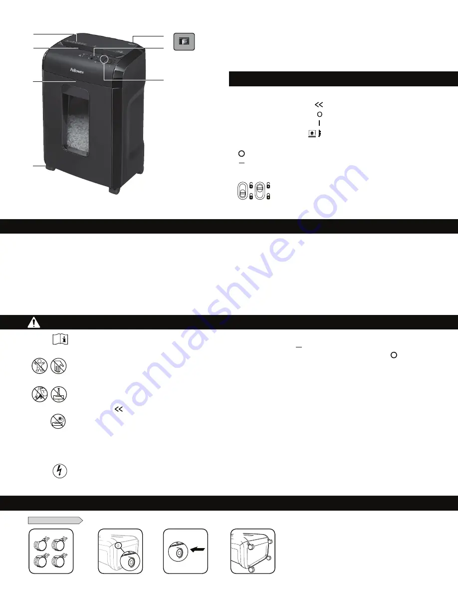 Fellowes Microshred 450M Instructions Manual Download Page 8