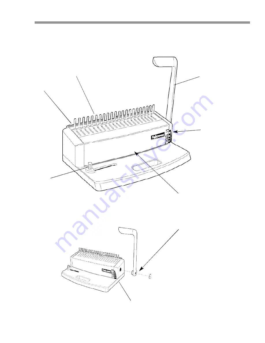 Fellowes PB 55 Скачать руководство пользователя страница 3