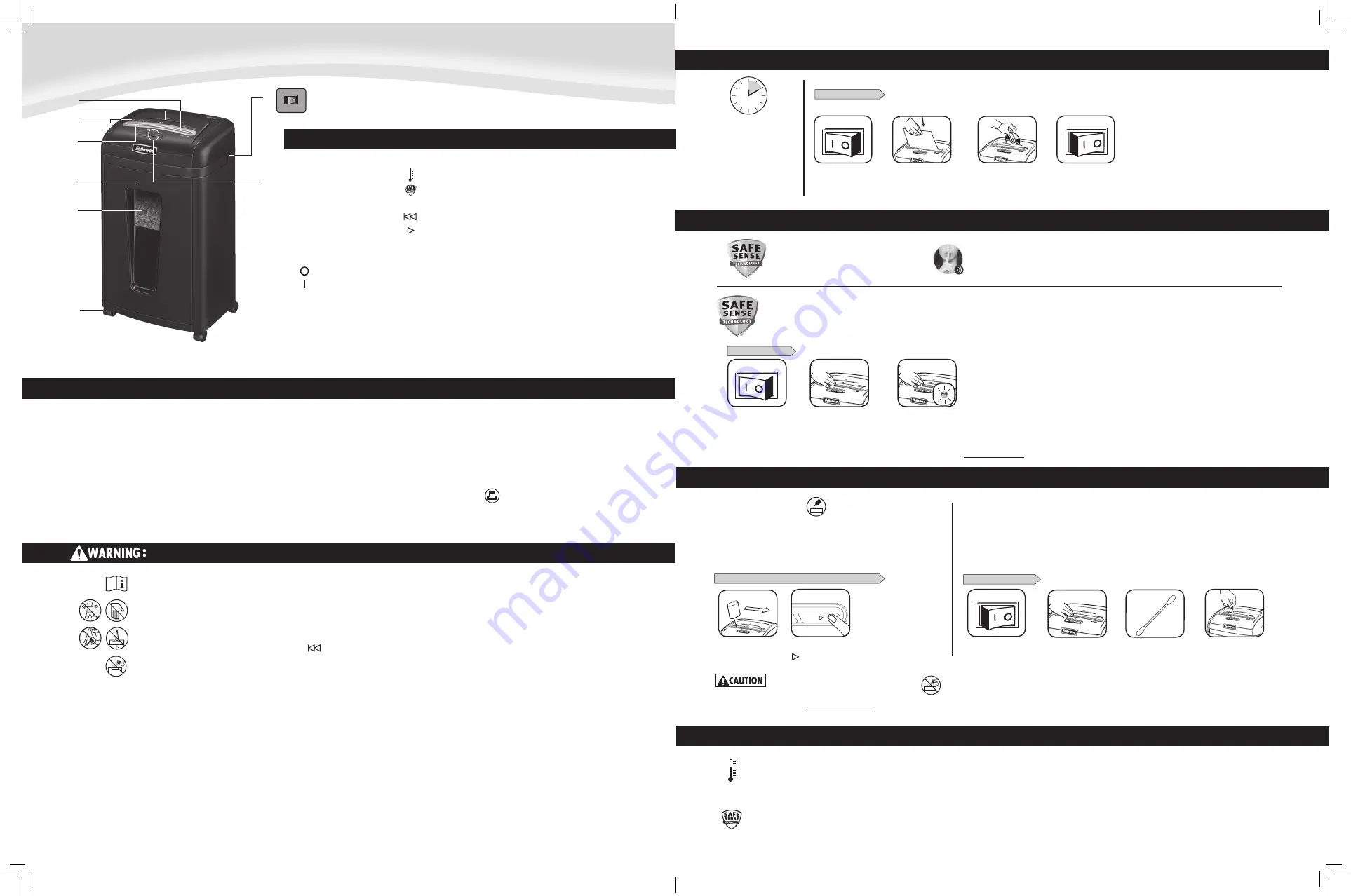 Fellowes POWERSHRED 455Ms Manual Download Page 2