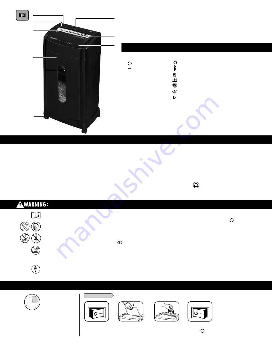 Fellowes Powershred 46Ms Instructions Manual Download Page 3