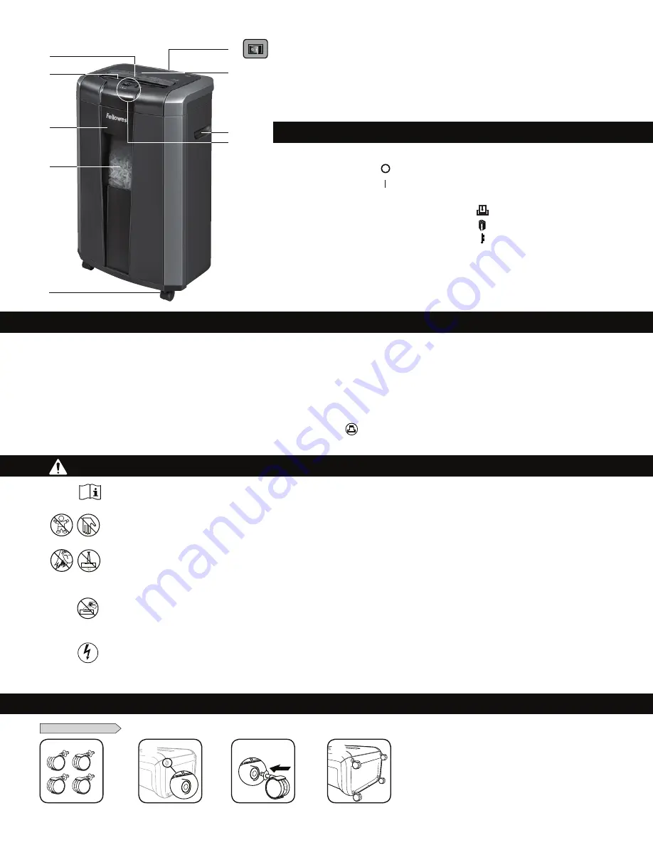 Fellowes POWERSHRED 76Ct Instructions Manual Download Page 18