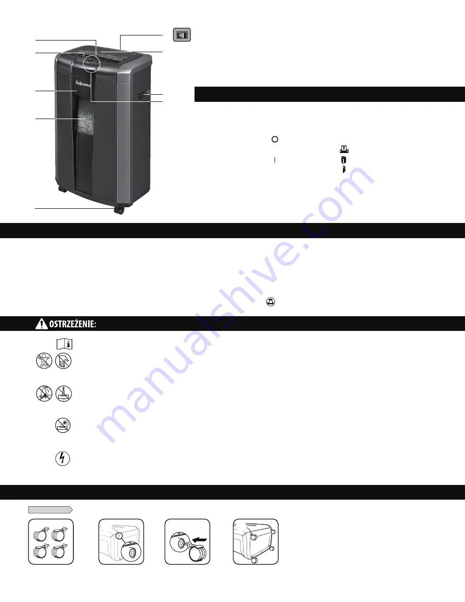 Fellowes POWERSHRED 76Ct Instructions Manual Download Page 22