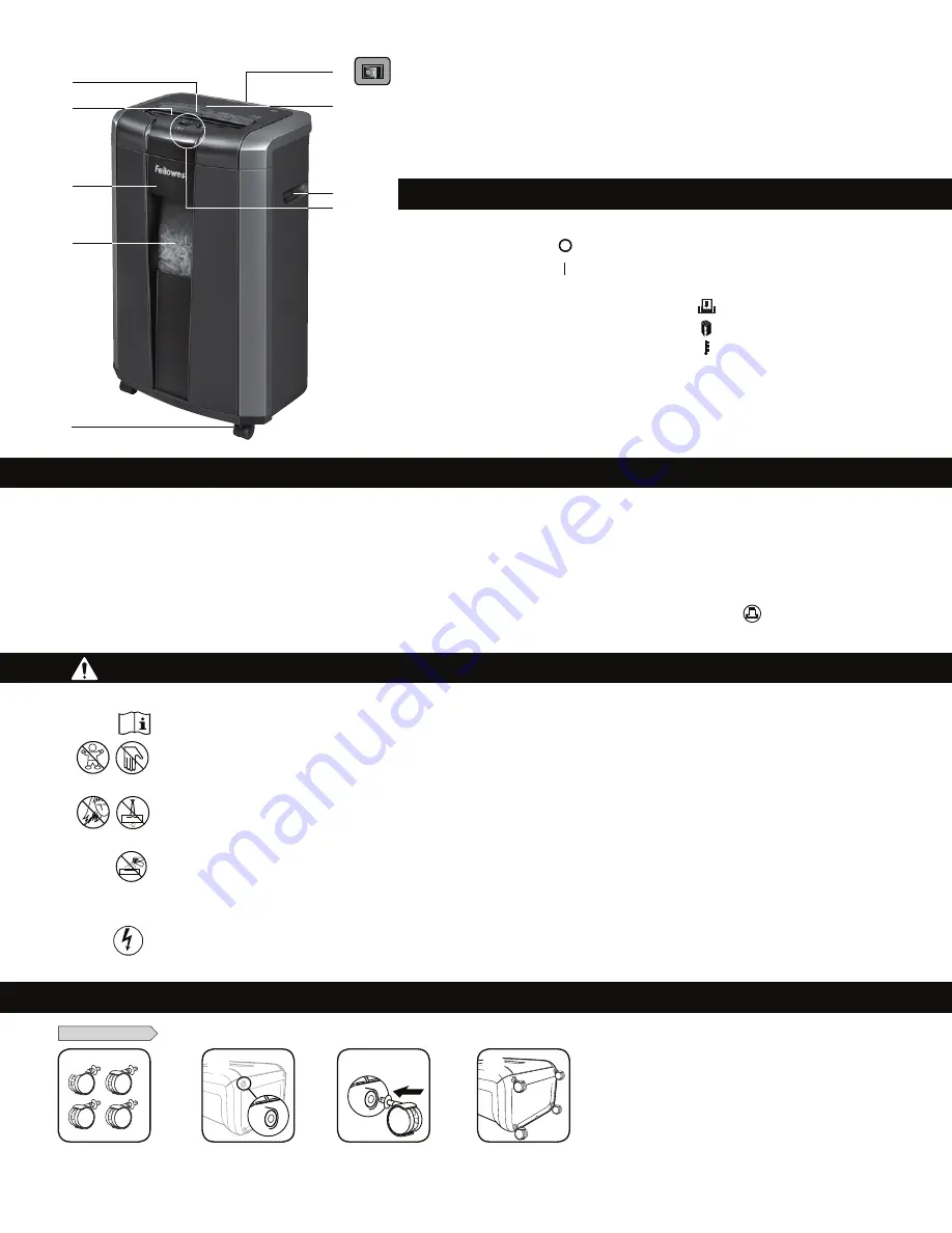 Fellowes POWERSHRED 76Ct Instructions Manual Download Page 28