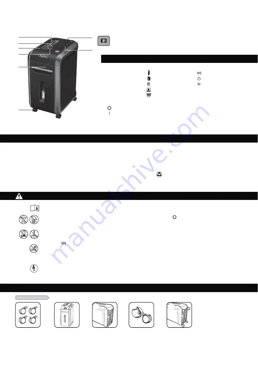 Fellowes POWERSHRED 99Ci Instructions Manual Download Page 26