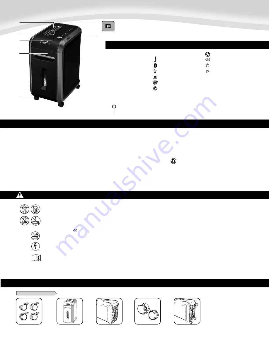 Fellowes POWERSHRED 99Ci Скачать руководство пользователя страница 10