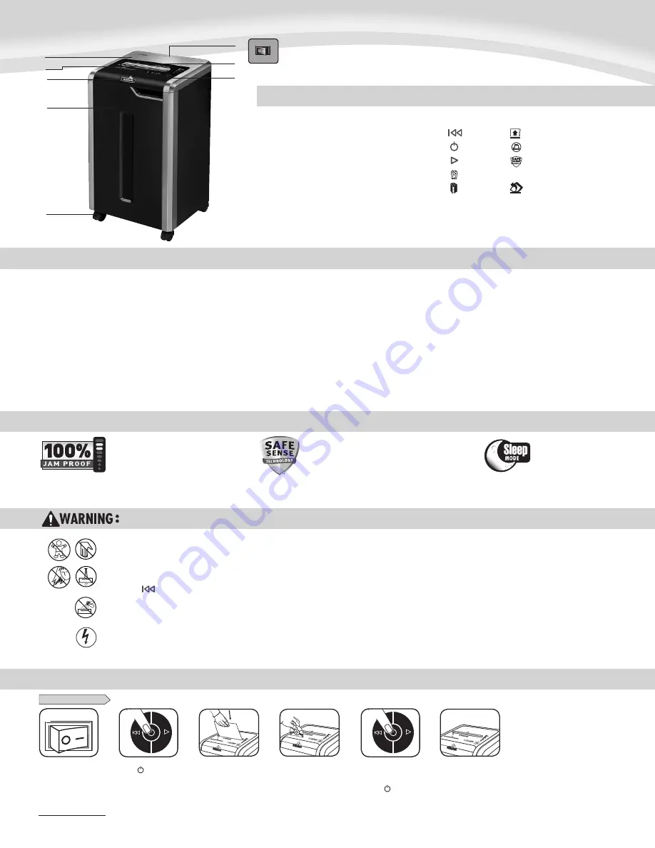 Fellowes POWERSHRED C-325CI Instructions Download Page 2