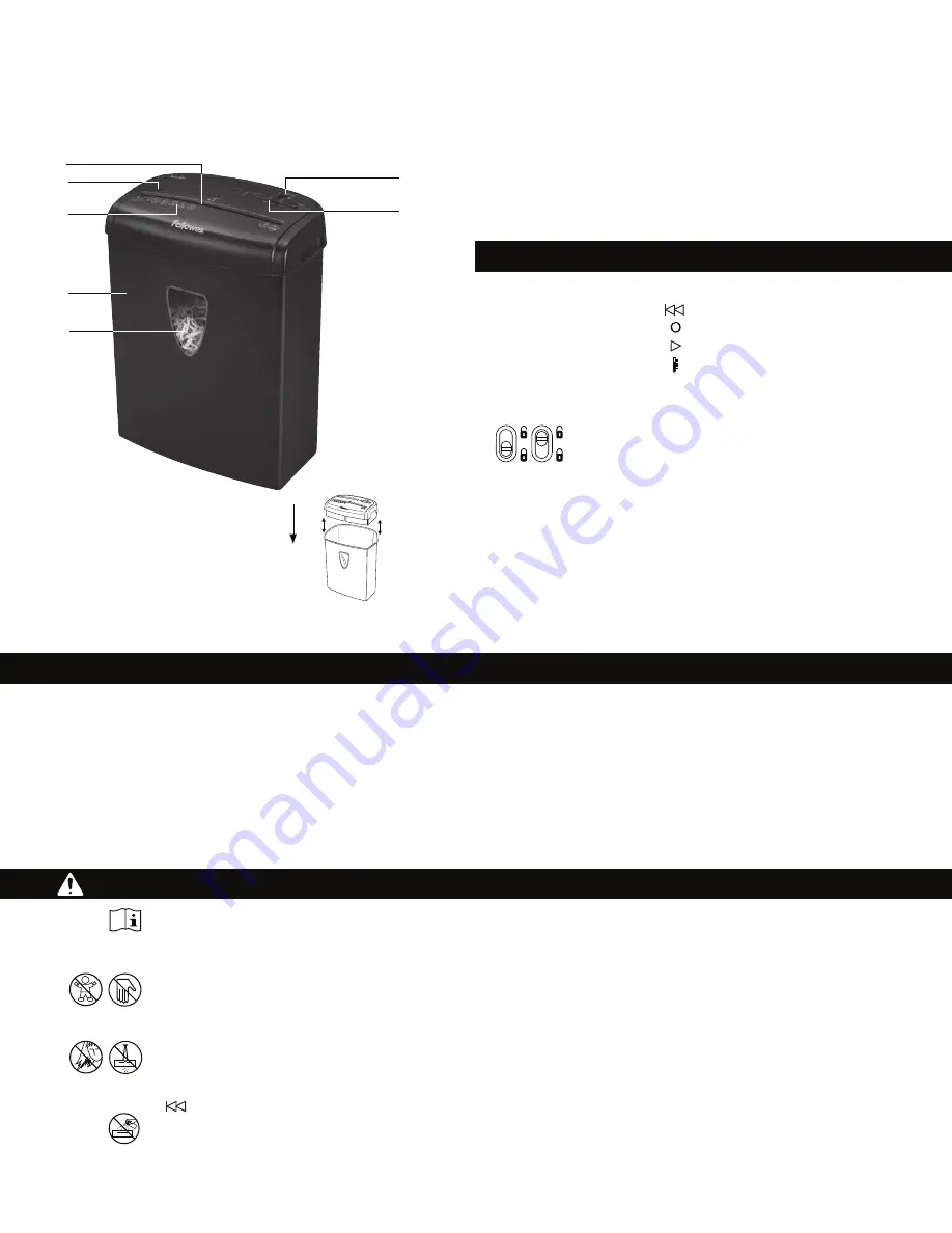 Fellowes Powershred XC-8 Instructions Manual Download Page 4