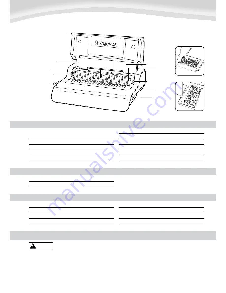 Fellowes Pulsar E 300 Instructions Manual Download Page 42