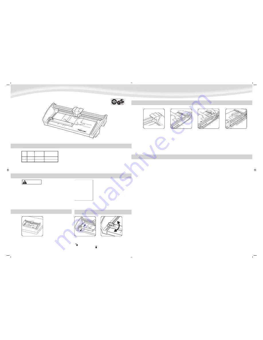 Fellowes SafeCut Atom User Manual Download Page 4