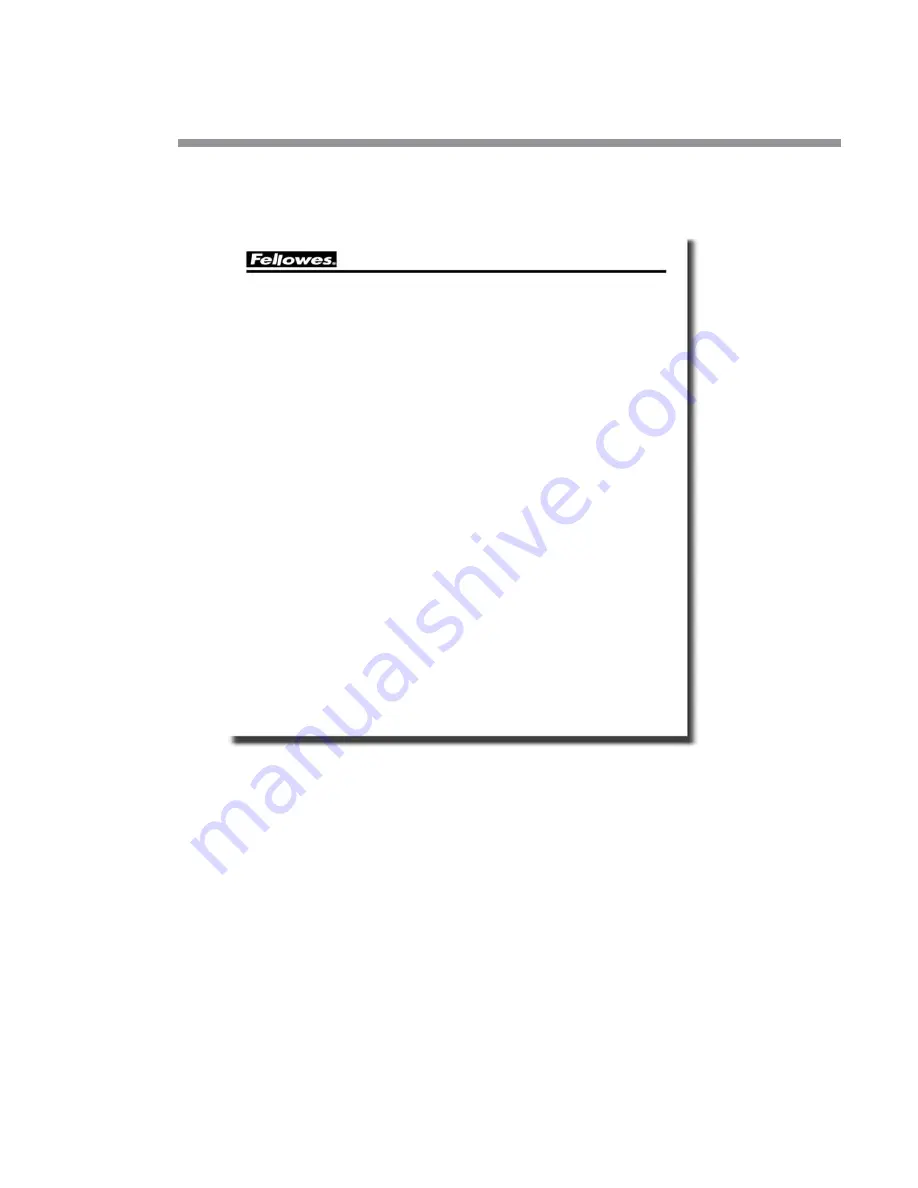 Fellowes W11C User Manual Download Page 3