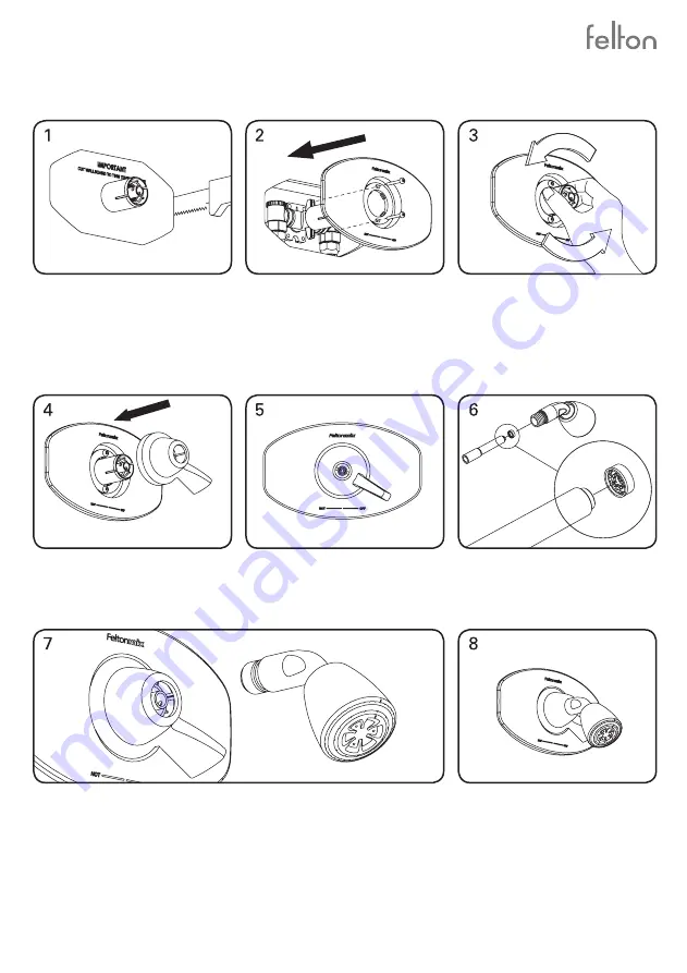 felton industries Feltonmix Anti-Scald Washer Instructions Download Page 2