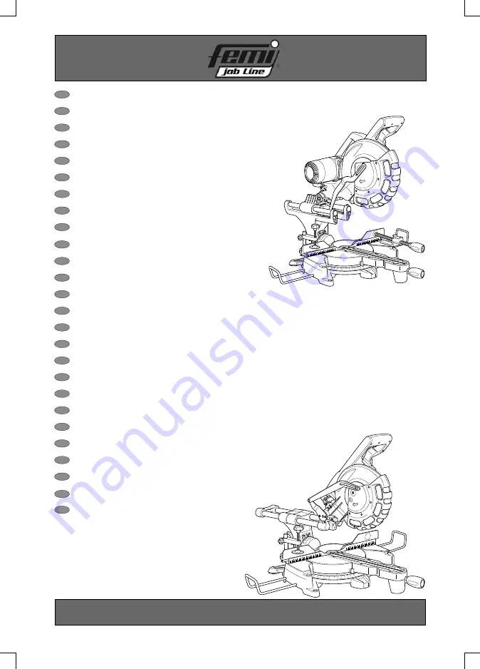 Femi TR 1025DB User Manual Download Page 1