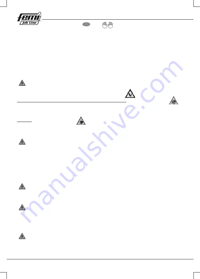 Femi TR 1030DB User Manual Download Page 46