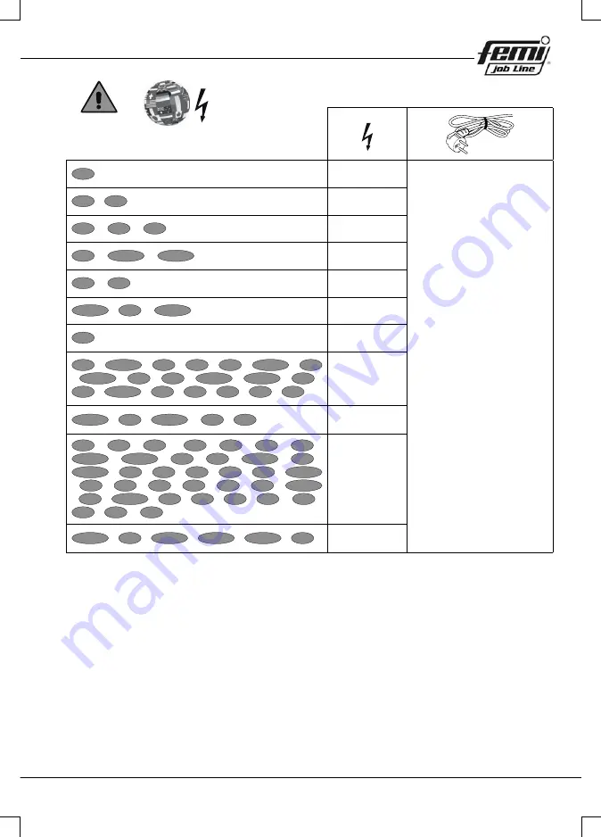 Femi TR 1030DB User Manual Download Page 101