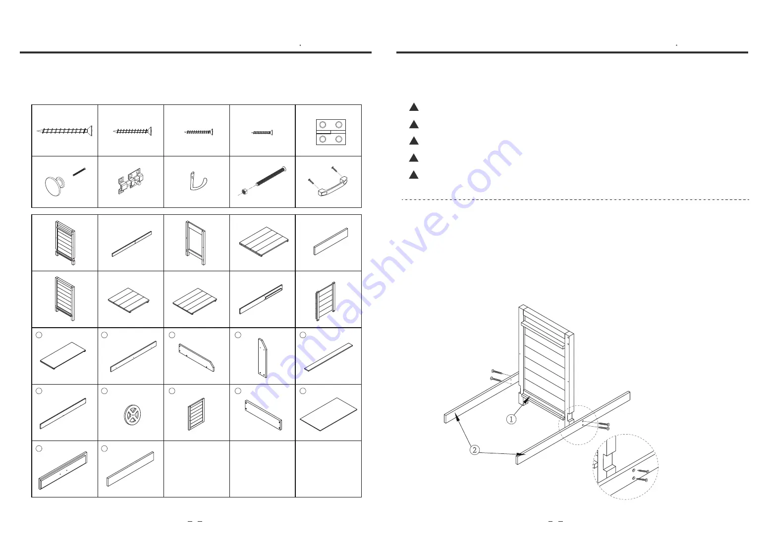 Fency Potting Bench Type C Assembly Instructions Manual Download Page 2