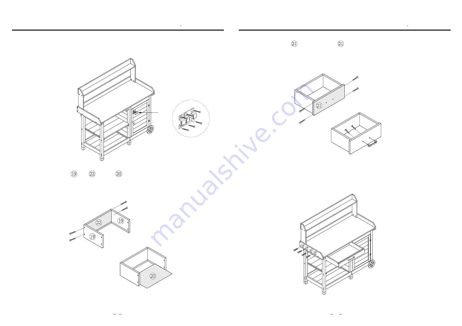 Fency Potting Bench Type C Скачать руководство пользователя страница 6