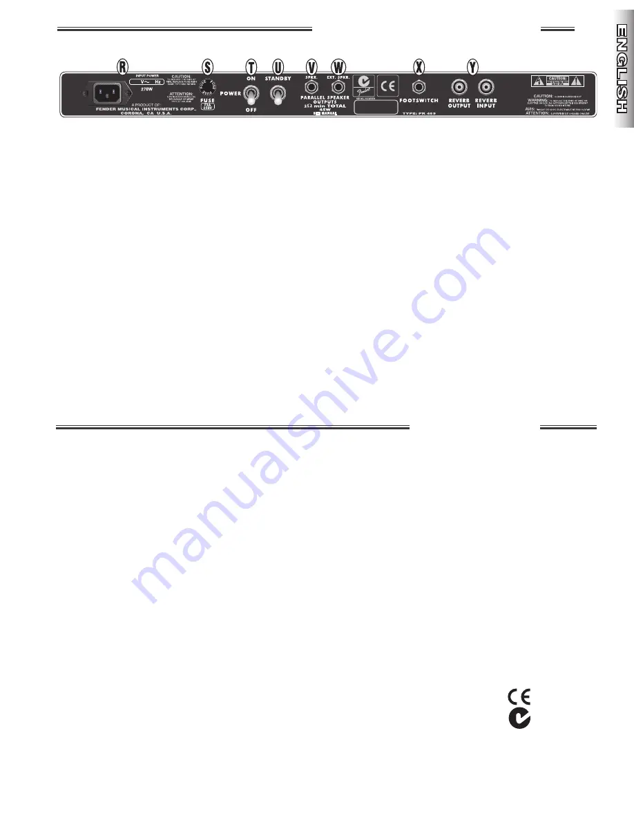 Fender 021-7600-000 Operating Instructions Manual Download Page 7