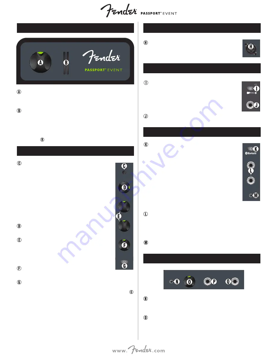 Fender 6946000000 Owner'S Manual Download Page 26