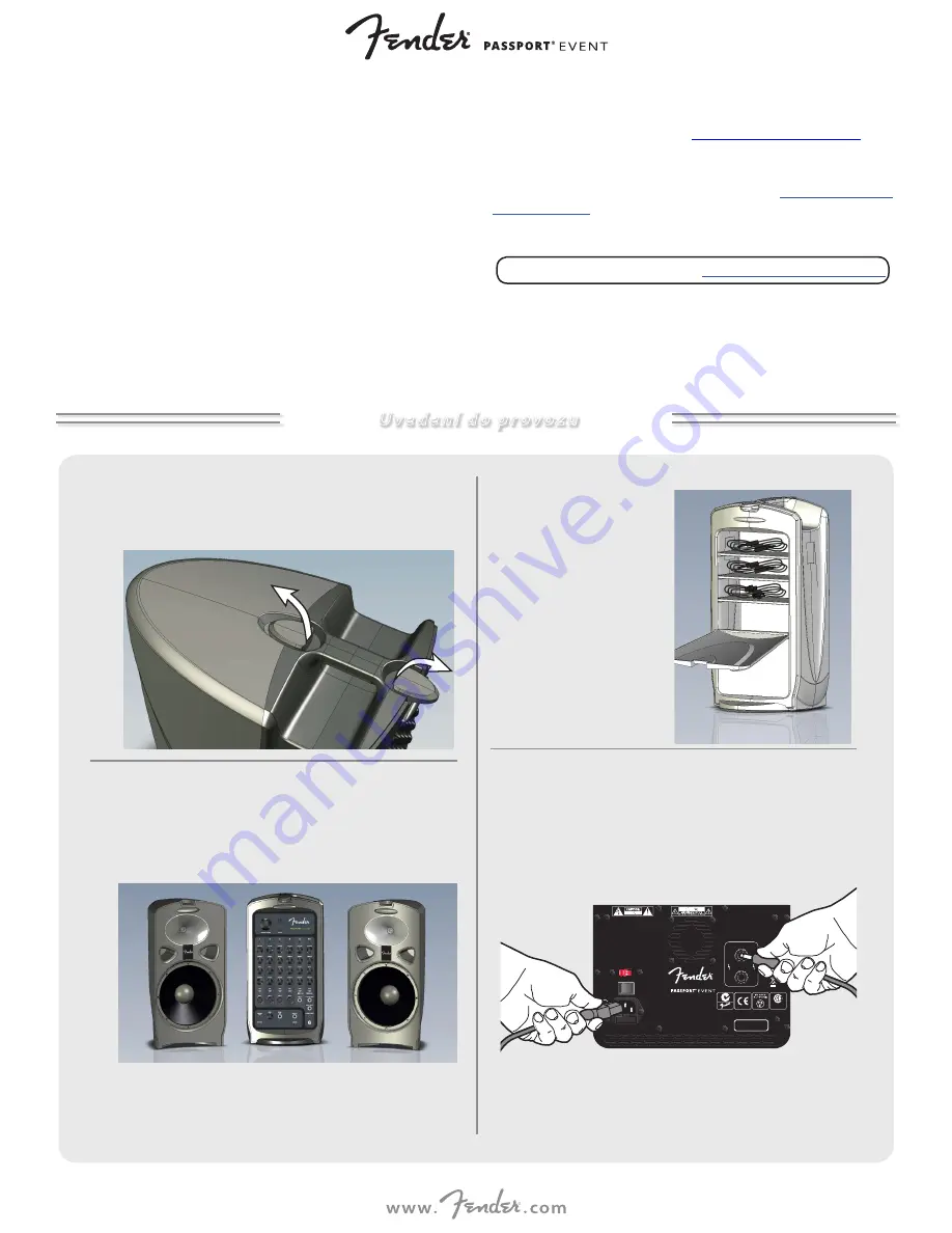 Fender 6946000000 Owner'S Manual Download Page 36