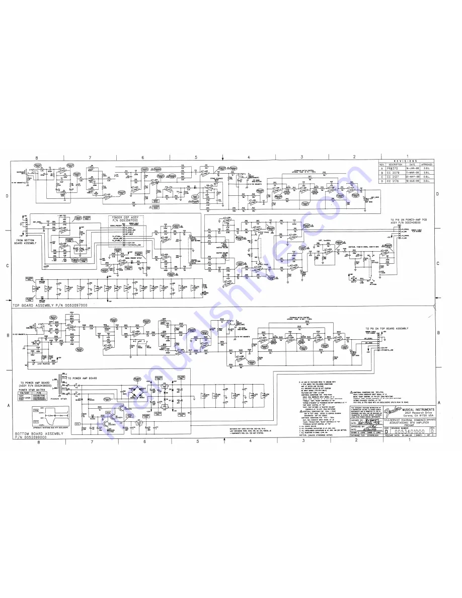 Fender Acoustasonic SFX Service Manual Download Page 7