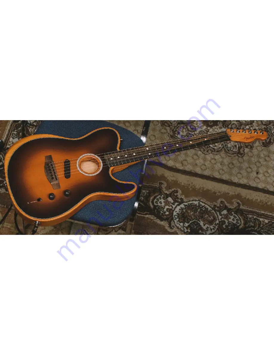 Fender American Acoustasonic Telecaster Series Quick Start Manual Download Page 5