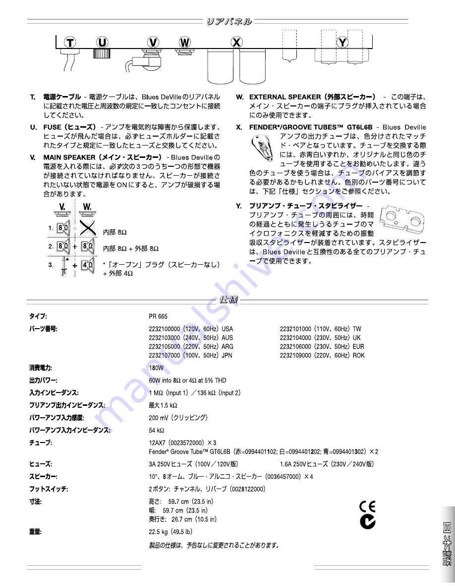 Fender Blues DeVille Reissue Owner'S Manual Download Page 19