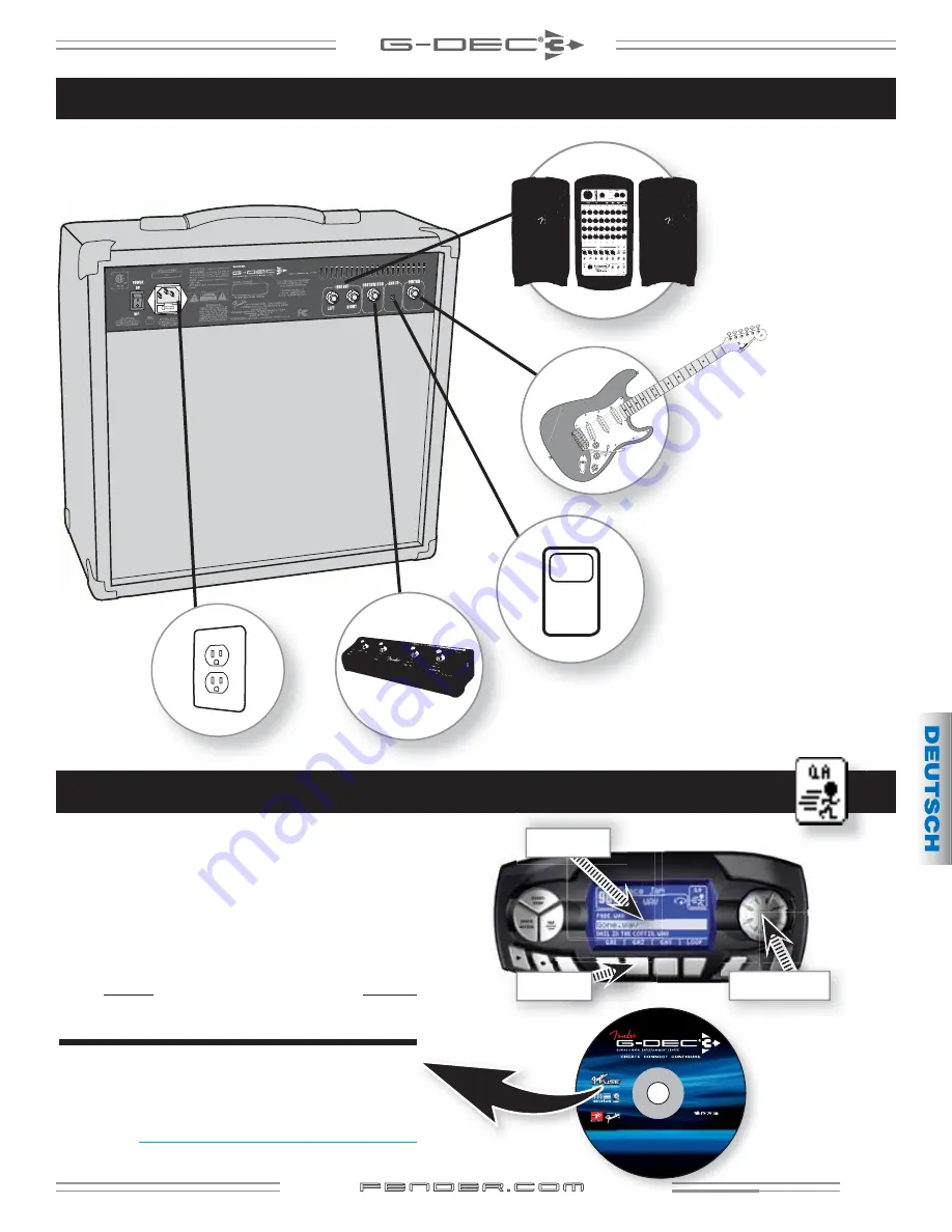 Fender G-DEC 3 Thirty & Fifteen Quick Start Manual Download Page 15