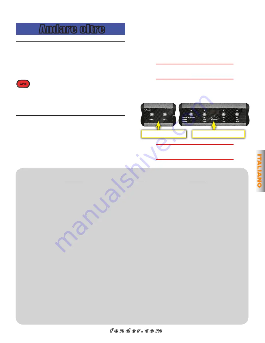 Fender III Quick Start Manual Download Page 13