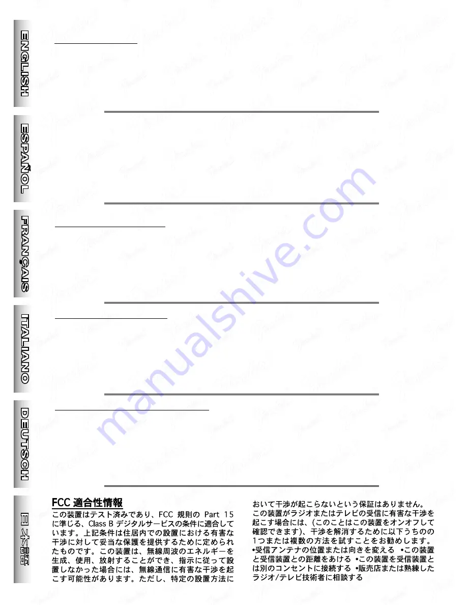 Fender Music Pedal Instruction Manual Download Page 2