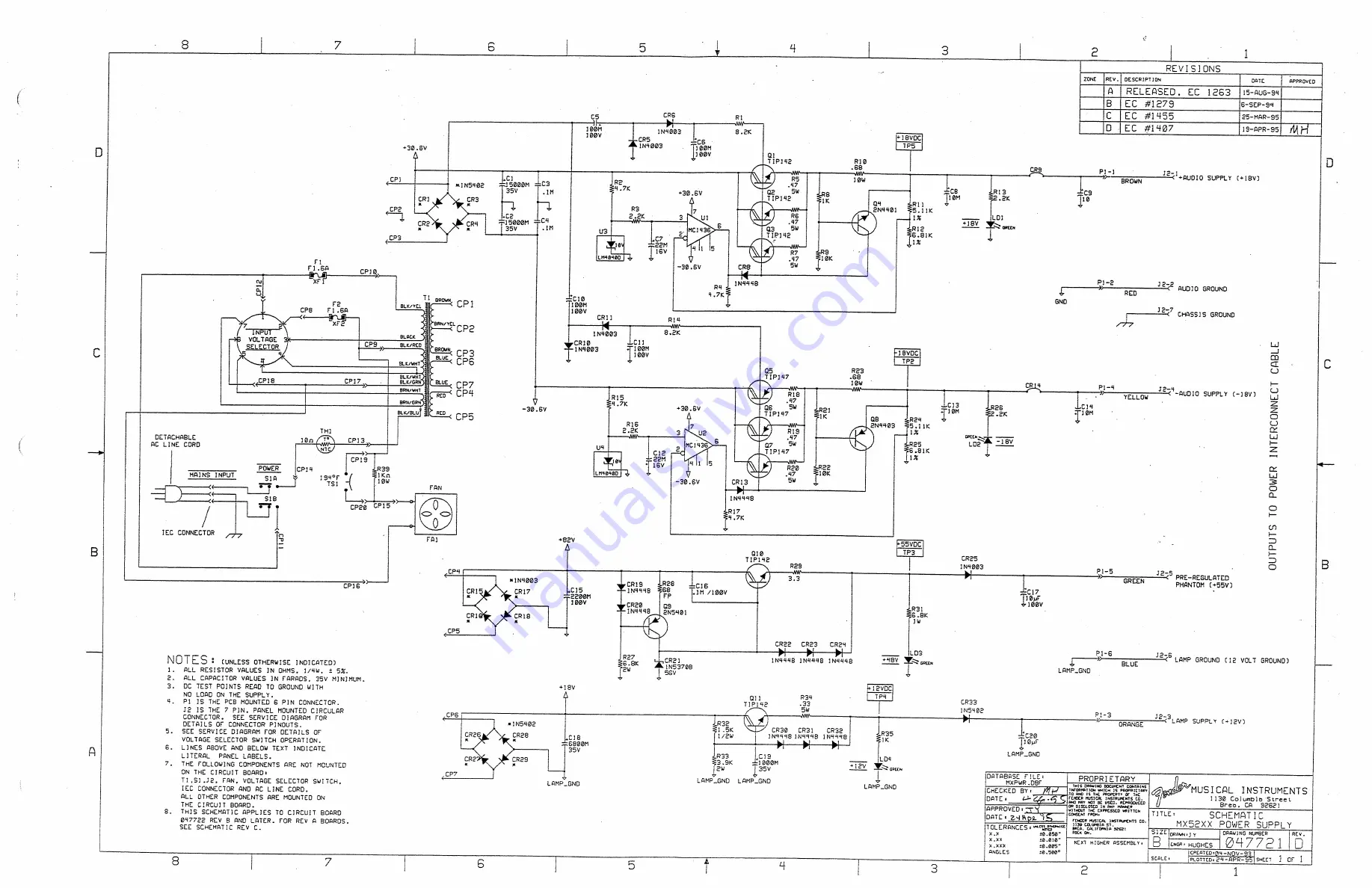 Fender MX-5200 Service Manual Download Page 24