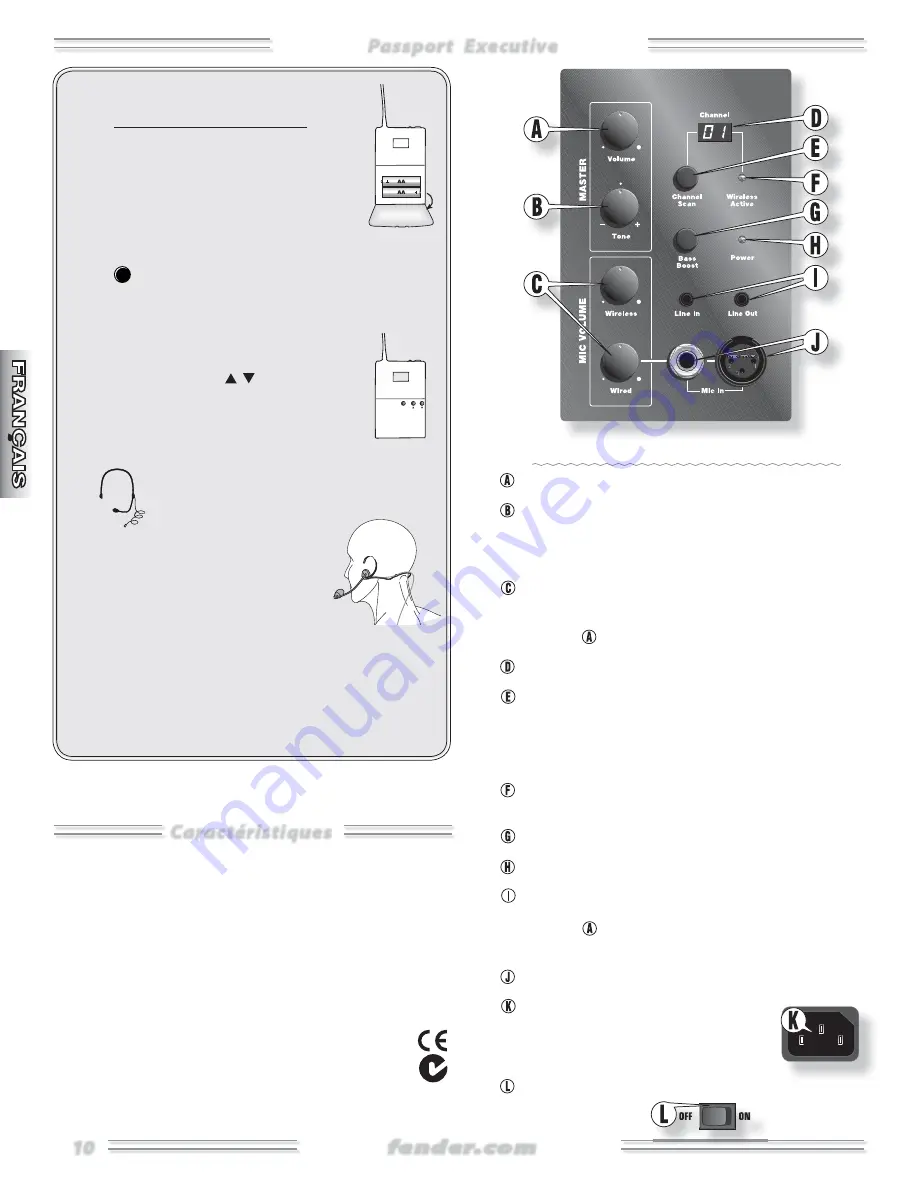 Fender Passport Executive PR 692 Скачать руководство пользователя страница 10