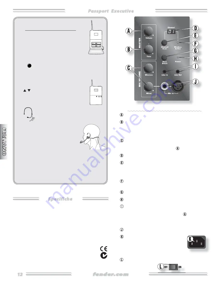 Fender Passport Executive PR 692 Скачать руководство пользователя страница 12