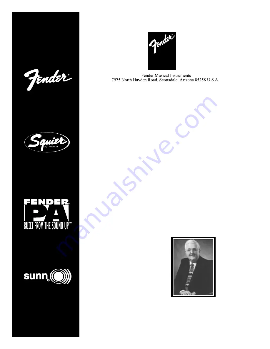 Fender PASSPORT P150 Owner'S Manual Download Page 2