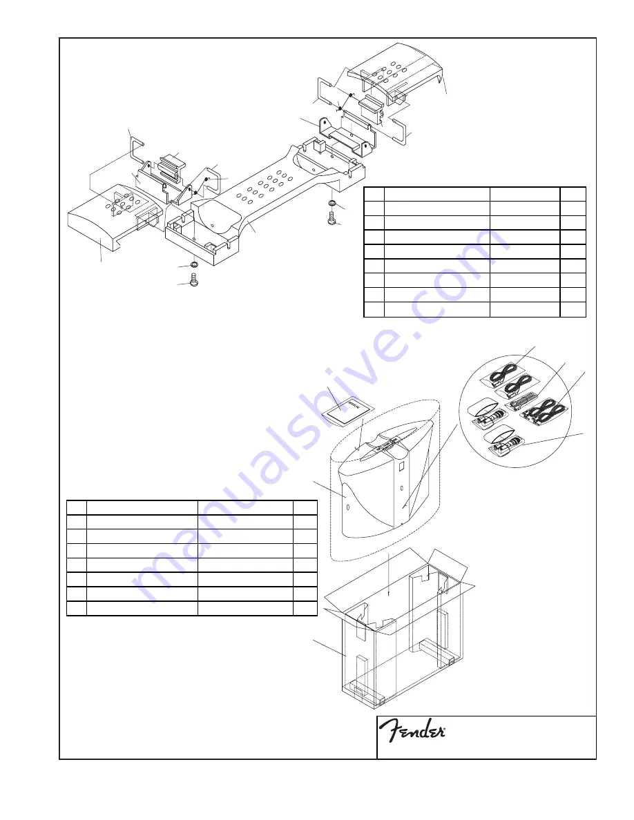 Fender Passport PD-250 Service Manual Download Page 35