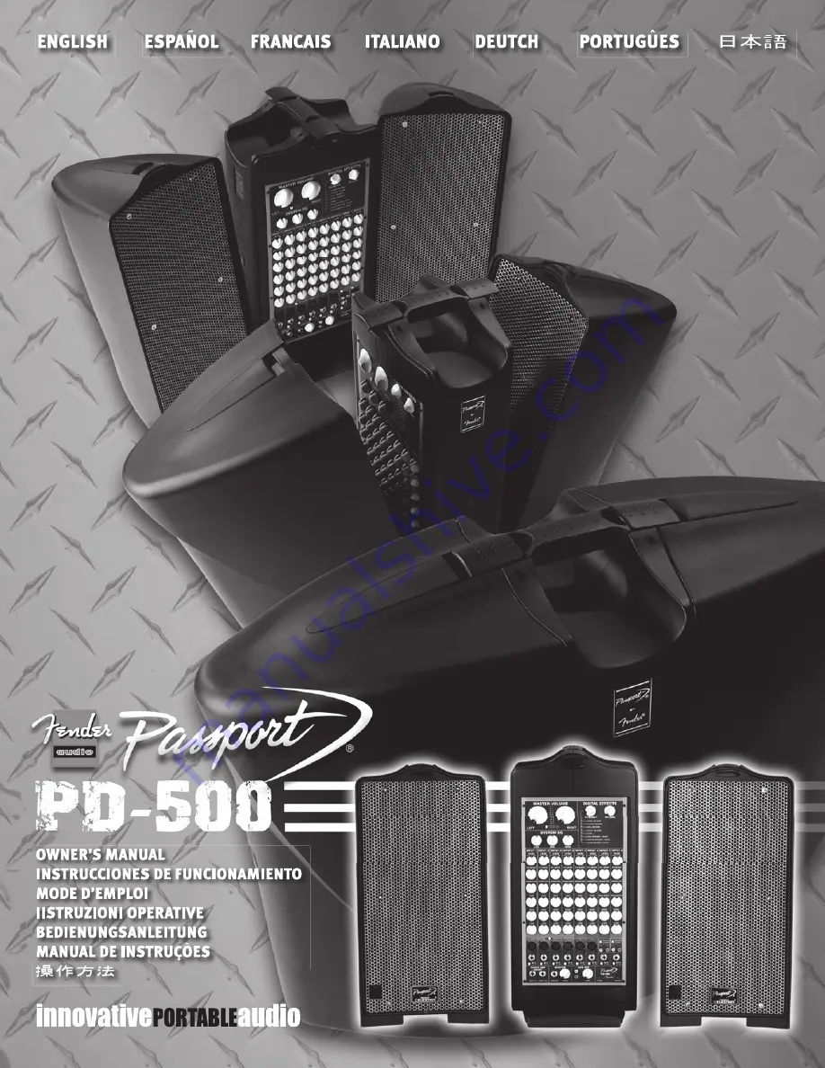 Fender PASSPORT PD-500 Owner'S Manual Download Page 1