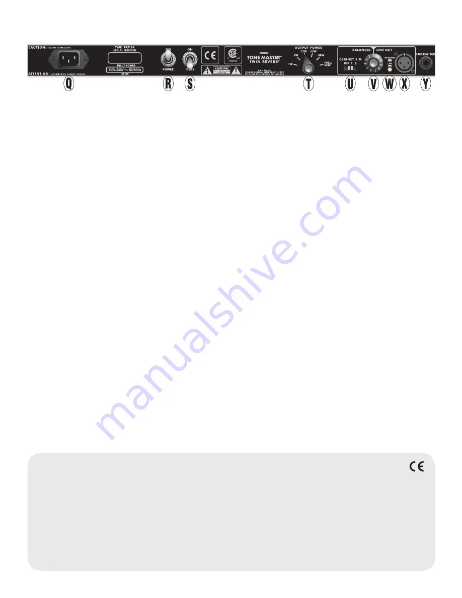 Fender PR 5184 Owner'S Manual Download Page 9