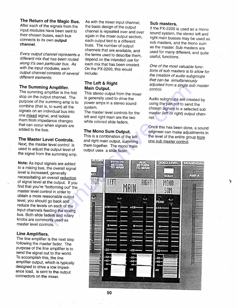 Fender PX-2208 Owner'S Manual Download Page 50