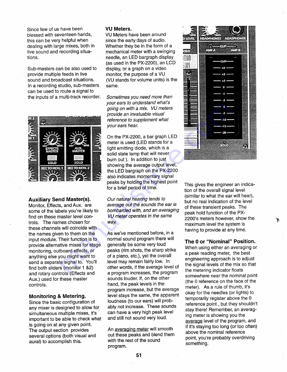 Fender PX-2208 Owner'S Manual Download Page 51