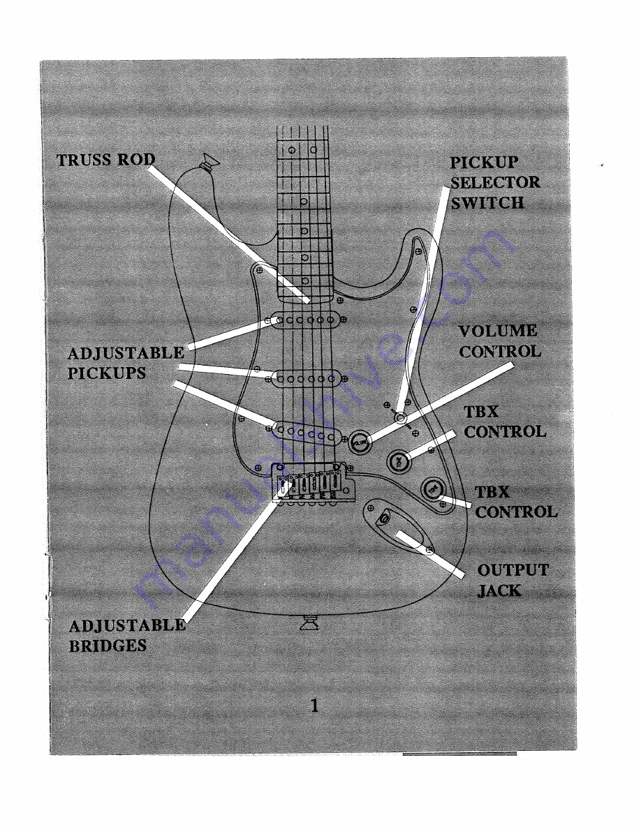 Fender U.S. Signature series Скачать руководство пользователя страница 3