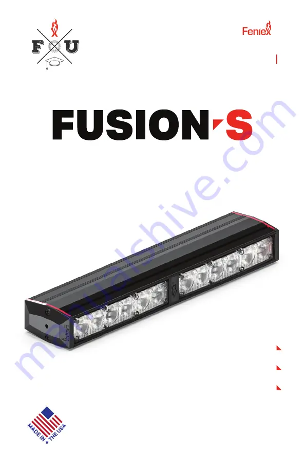 Feniex FUSION-S 200 LIGHTSTICK Instruction Manual Download Page 1