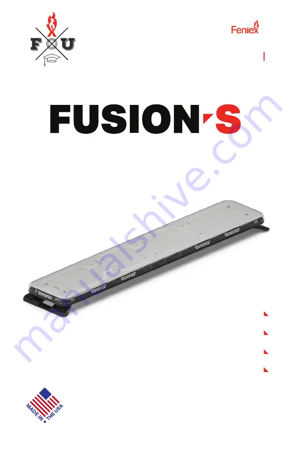 Feniex FUSION-S FS-0320 Instruction Manual Download Page 1