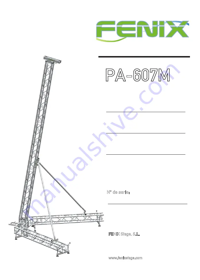 Fenix PA-607M Instructions Manual Download Page 1