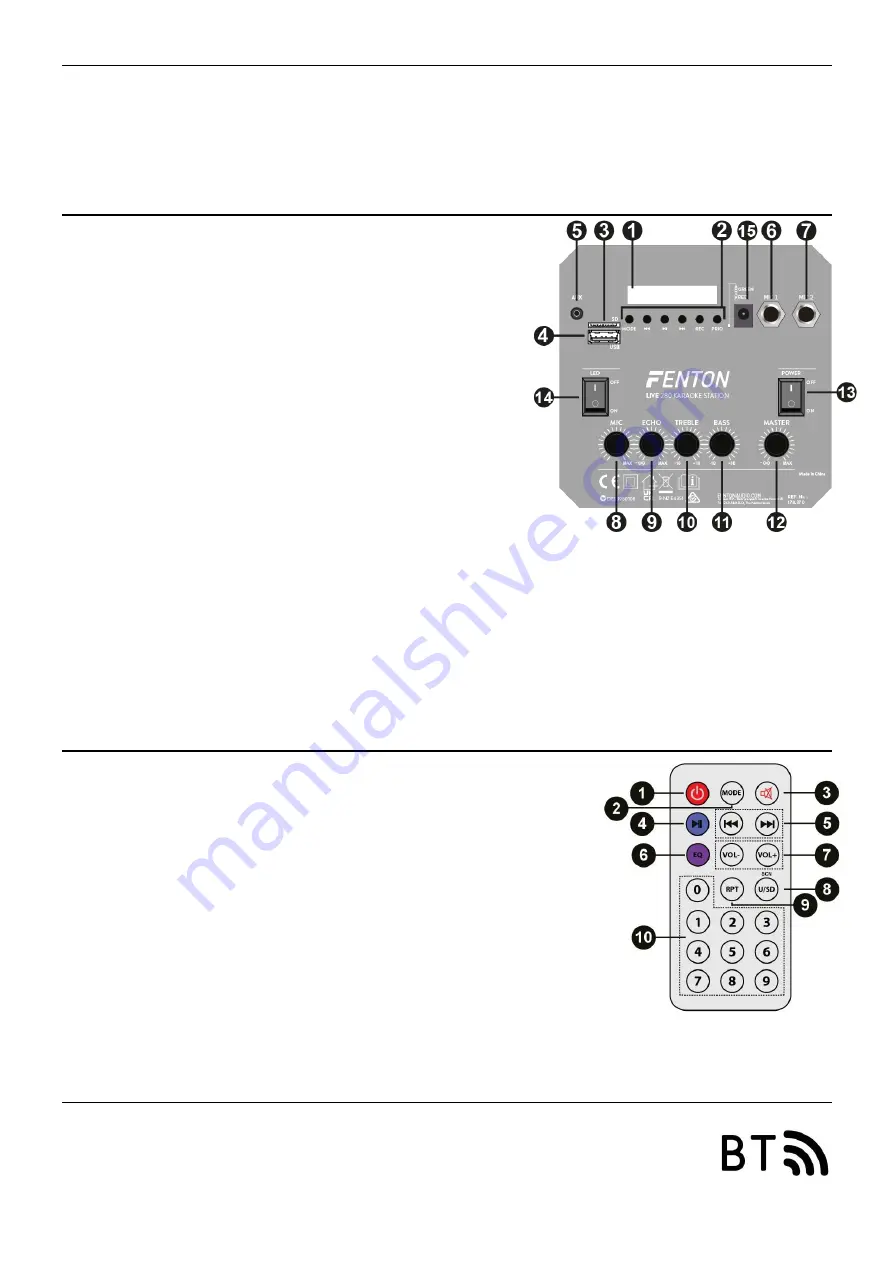 Fenton LIVE280 Instruction Manual Download Page 5