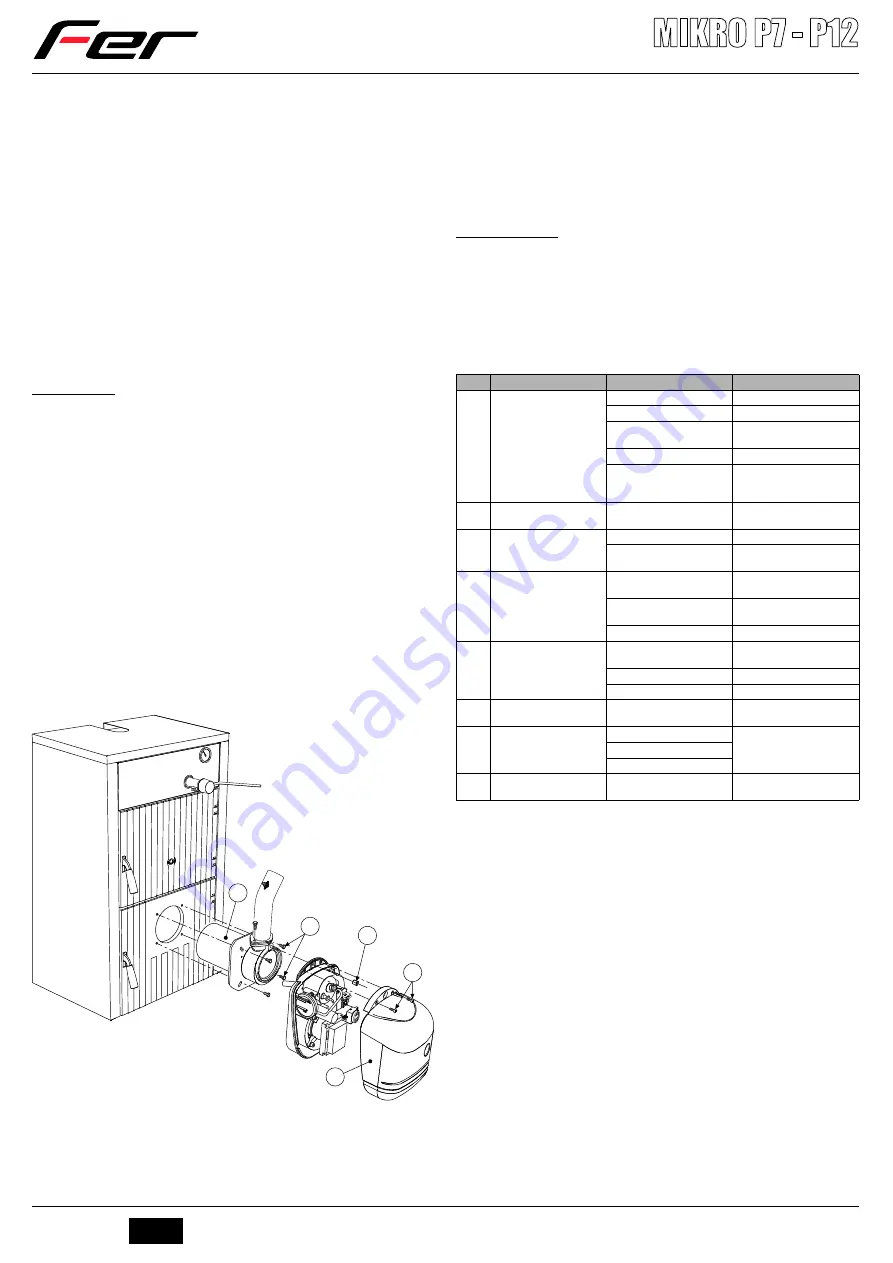 Fer MIKRO P7 Instructions For Use Manual Download Page 22