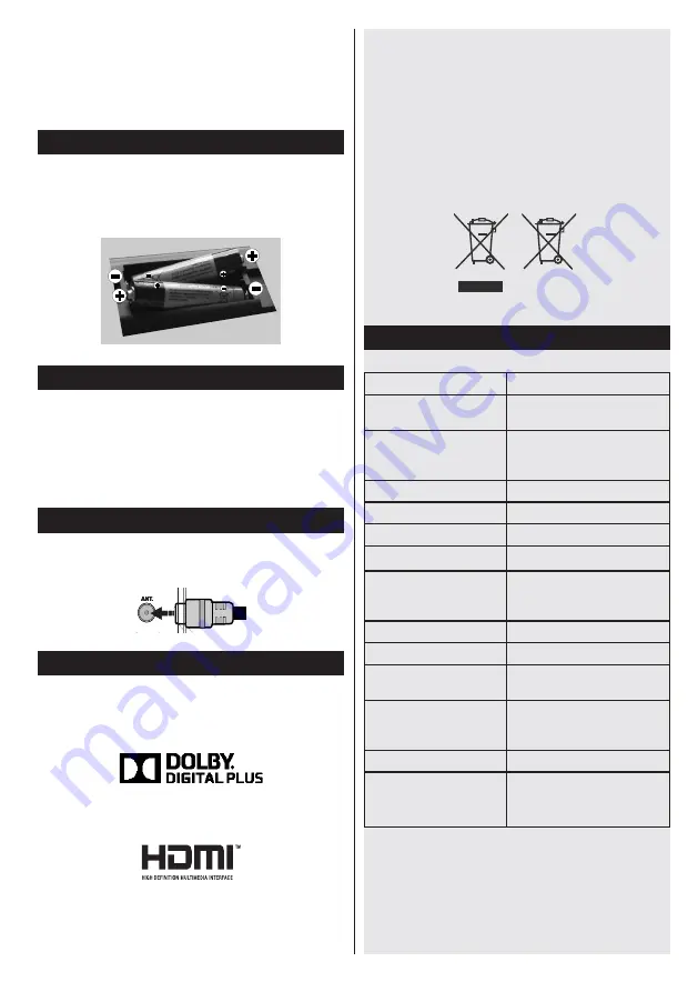 Ferguson V32125L Operating Instructions Manual Download Page 54